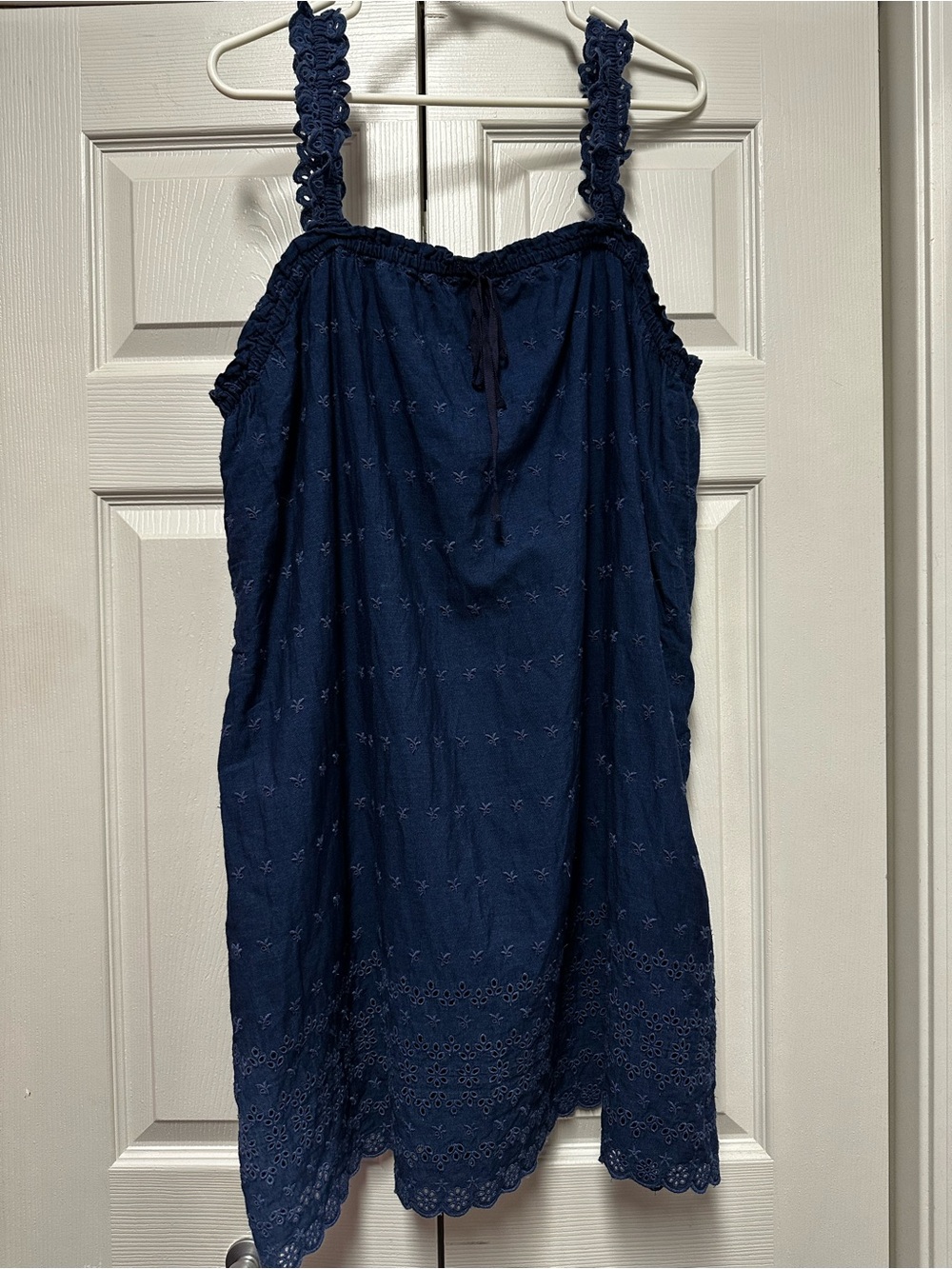 Gap x Dôen Eyelet Shift Mini Dress